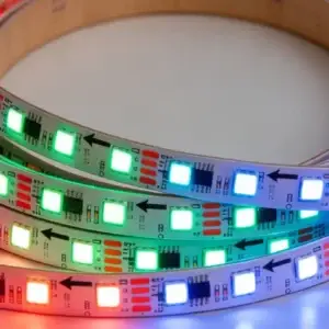 Tira LED Digital 20 Pixel RGB IP20 12Vdc 12 W 5 mts (MD1128205)